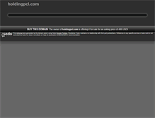 Tablet Screenshot of holdingpcl.com